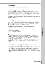 Preview for 29 page of Sony SLV-ED10ME Operating Instructions Manual