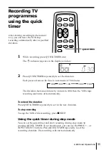 Preview for 33 page of Sony SLV-ED10ME Operating Instructions Manual