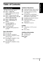 Preview for 3 page of Sony SLV-ED225PS Operating Instructions Manual