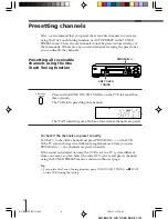 Preview for 4 page of Sony SLV-ED313MJ Operating Instructions Manual