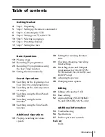 Preview for 3 page of Sony SLV-ED515PS Operating Instructions Manual