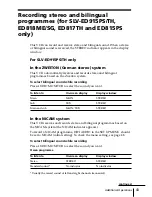 Preview for 43 page of Sony SLV-ED515PS Operating Instructions Manual