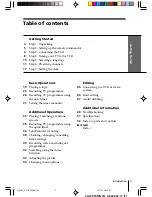 Preview for 3 page of Sony SLV-ED70MN Operating Instructions Manual