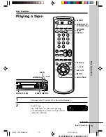 Preview for 19 page of Sony SLV-ED70MN Operating Instructions Manual