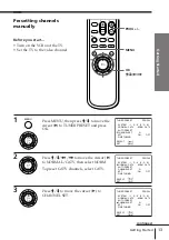 Preview for 13 page of Sony SLV-ED919MI Operating Instructions Manual