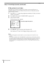 Preview for 16 page of Sony SLV-ED919MI Operating Instructions Manual