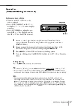 Preview for 67 page of Sony SLV-ED919MI Operating Instructions Manual