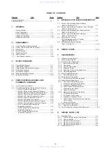 Preview for 3 page of Sony SLV-EX50 Service Manual