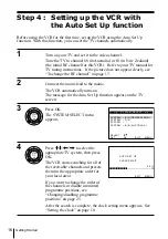 Preview for 16 page of Sony SLV-EZ121AZ Operating Instructions Manual