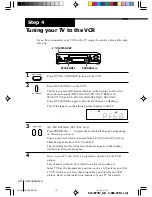 Preview for 10 page of Sony SLV-EZ212AZ Operating Instructions Manual