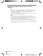 Preview for 40 page of Sony SLV-EZ212AZ Operating Instructions Manual