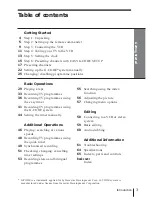 Preview for 3 page of Sony SLV-EZ70AS/NZ Operating Instructions Manual