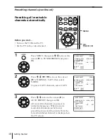 Preview for 18 page of Sony SLV-EZ70AS/NZ Operating Instructions Manual