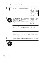 Preview for 20 page of Sony SLV-EZ70AS/NZ Operating Instructions Manual