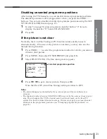 Preview for 21 page of Sony SLV-EZ70AS/NZ Operating Instructions Manual