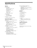 Preview for 64 page of Sony SLV-EZ70AS/NZ Operating Instructions Manual