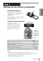 Preview for 5 page of Sony SLV-KA200PL Operating Lnstructions