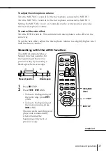 Preview for 17 page of Sony SLV-KA200PL Operating Lnstructions