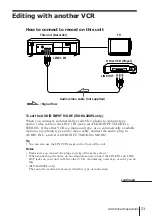 Preview for 21 page of Sony SLV-KA200PL Operating Lnstructions