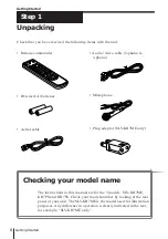 Preview for 4 page of Sony SLV-KH7ME Operating Instructions Manual