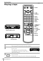 Preview for 12 page of Sony SLV-KH7ME Operating Instructions Manual