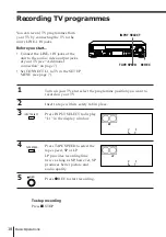 Preview for 16 page of Sony SLV-KH7ME Operating Instructions Manual