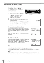 Preview for 28 page of Sony SLV-KH7ME Operating Instructions Manual