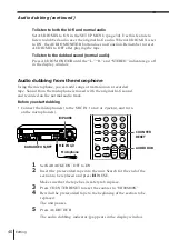 Preview for 38 page of Sony SLV-KH7ME Operating Instructions Manual