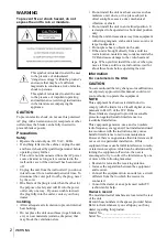 Preview for 2 page of Sony SLV-N51 - Video Cassette Recorder Operating Instructions Manual