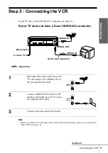 Preview for 9 page of Sony SLV-SE100A1, SLV-SE100A2 Operating Instructions Manual