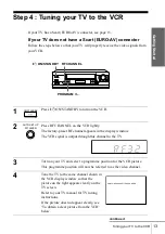 Preview for 13 page of Sony SLV-SE100A1, SLV-SE100A2 Operating Instructions Manual