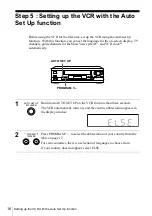 Preview for 16 page of Sony SLV-SE100A1, SLV-SE100A2 Operating Instructions Manual