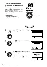 Preview for 34 page of Sony SLV-SE100A1, SLV-SE100A2 Operating Instructions Manual