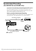 Preview for 64 page of Sony SLV-SE100A1, SLV-SE100A2 Operating Instructions Manual