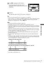 Preview for 71 page of Sony SLV-SE100A1, SLV-SE100A2 Operating Instructions Manual