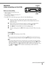 Preview for 45 page of Sony SLV-SE10EE Operating Instructions Manual