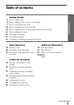 Preview for 3 page of Sony SLV-SE10EG Operating Instructions Manual