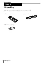 Preview for 4 page of Sony SLV-SE10EG Operating Instructions Manual