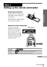 Preview for 5 page of Sony SLV-SE10EG Operating Instructions Manual