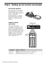 Preview for 12 page of Sony SLV-SE230G Operating Instructions Manual