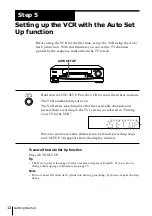 Preview for 12 page of Sony SLV-SE30EE Operating Instructions Manual