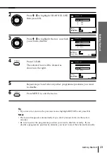 Preview for 23 page of Sony SLV-SE30EE Operating Instructions Manual