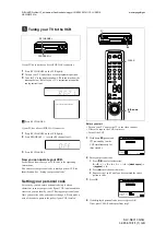 Preview for 2 page of Sony SLV-SE310 Quick Start Manual