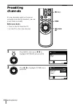 Preview for 22 page of Sony SLV-SE40EG Operating Instructions Manual