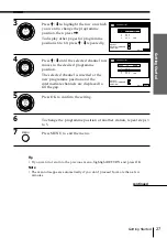 Preview for 27 page of Sony SLV-SE40EG Operating Instructions Manual