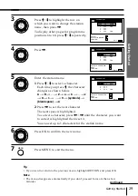 Preview for 29 page of Sony SLV-SE40EG Operating Instructions Manual