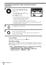 Preview for 42 page of Sony SLV-SE40EG Operating Instructions Manual