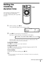 Preview for 49 page of Sony SLV-SE40EG Operating Instructions Manual