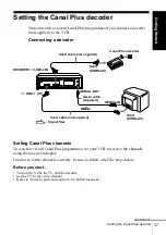 Preview for 37 page of Sony SLV-SE410K Operating Instructions Manual