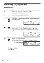 Preview for 44 page of Sony SLV-SE410K Operating Instructions Manual